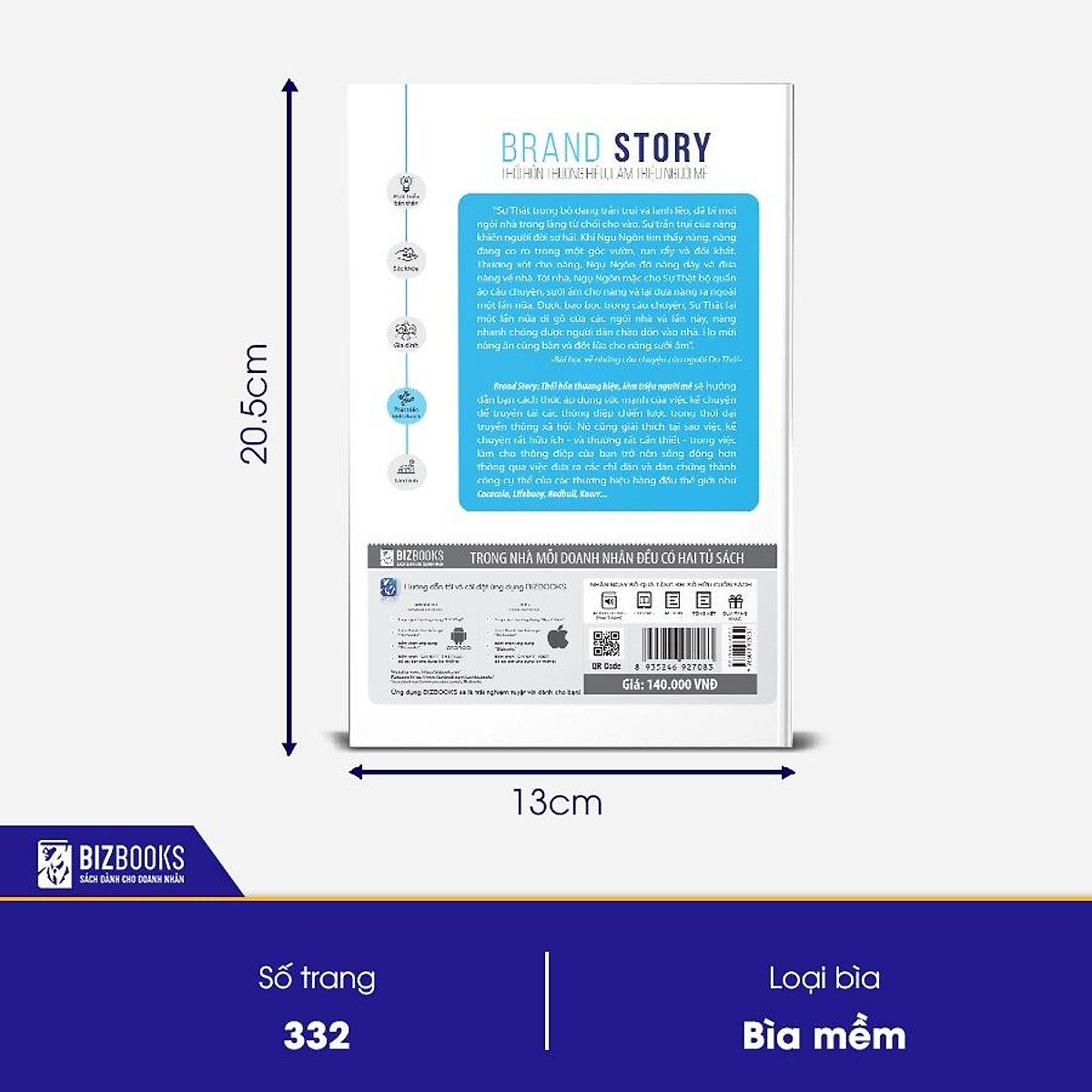 BIZBOOKS - Sách Brand Story: Thổi Hồn Thương Hiệu, Làm Triệu Người Mê - MinhAnBooks