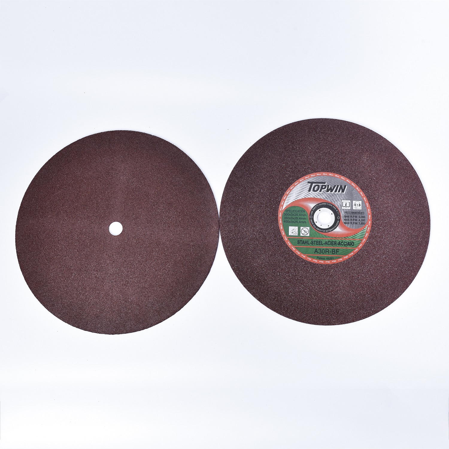 (10 Viên) Đá Cắt Sắt TOPWIN 400x3x25.4mm Có Độ Sắc Cao Và Bền, Cắt Không Bụi, Ít Hao Mòn | TOPWIN Official Store