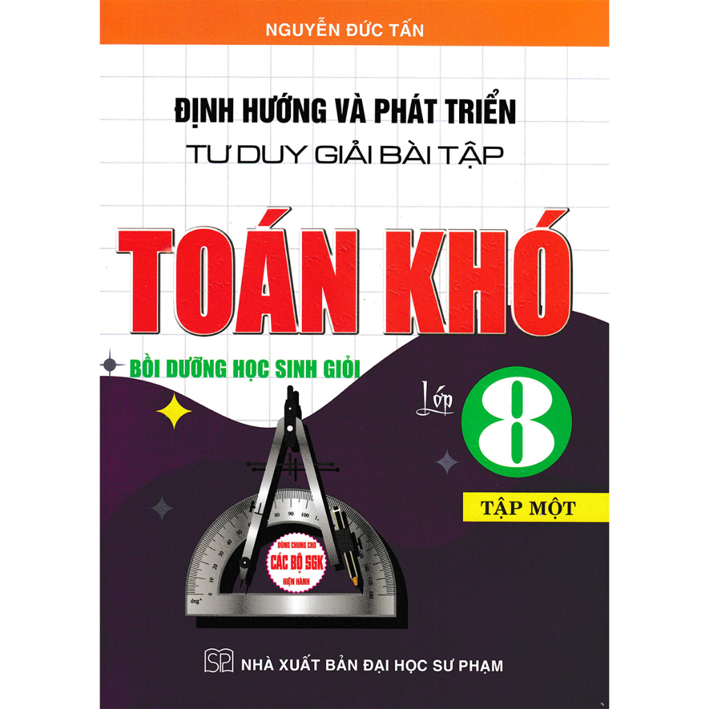 Sách - Combo định hướng và phát triển tư duy giải bài tập toán 8 - tập 1 + 2