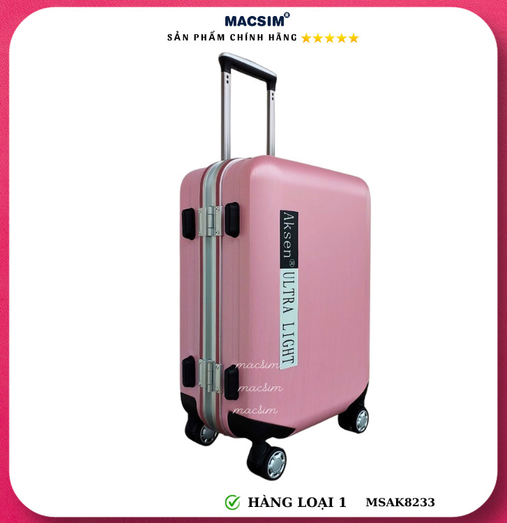 Vali cao cấp Macsim Aksen hàng loại 1 MSAK8233 cỡ 24inch