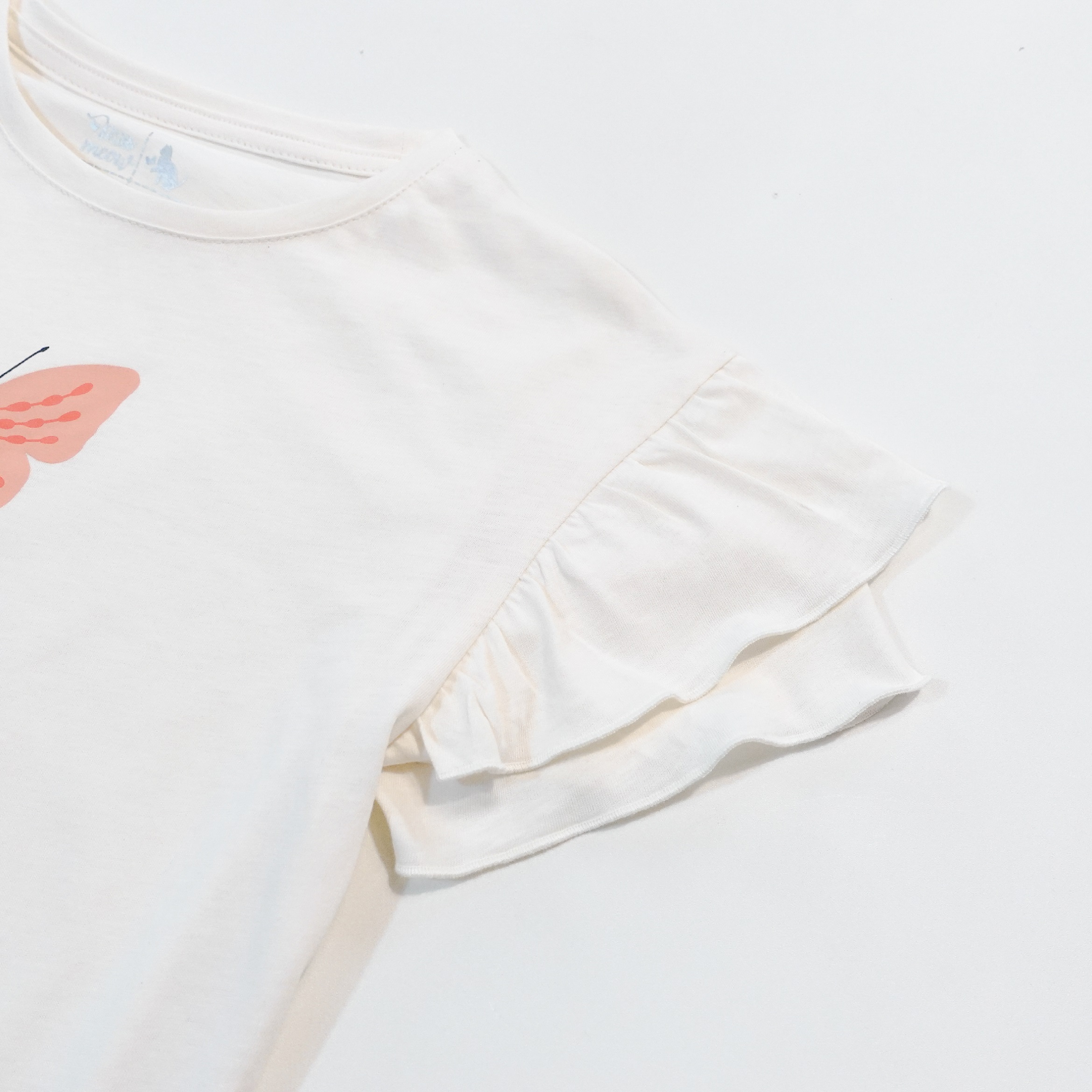 Bộ bé gái Bigfox Miss Meow size đại áo thun cộc tay quần short cotton mặc nhà mùa hè 3-11 tuổi 35kg