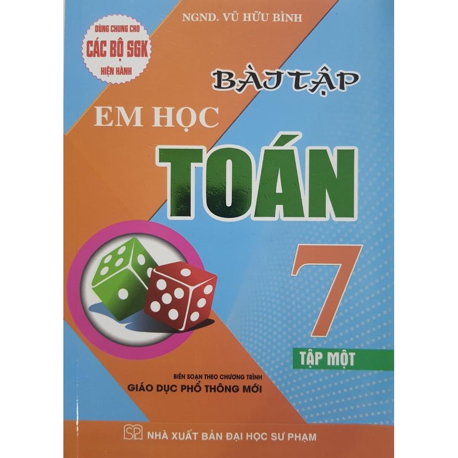 Sách - Combo Bài Tập Em Học Toán Lớp 7 - Dùng Chung Cho Các Bộ SGK Mới Hiện Hành HA-MK