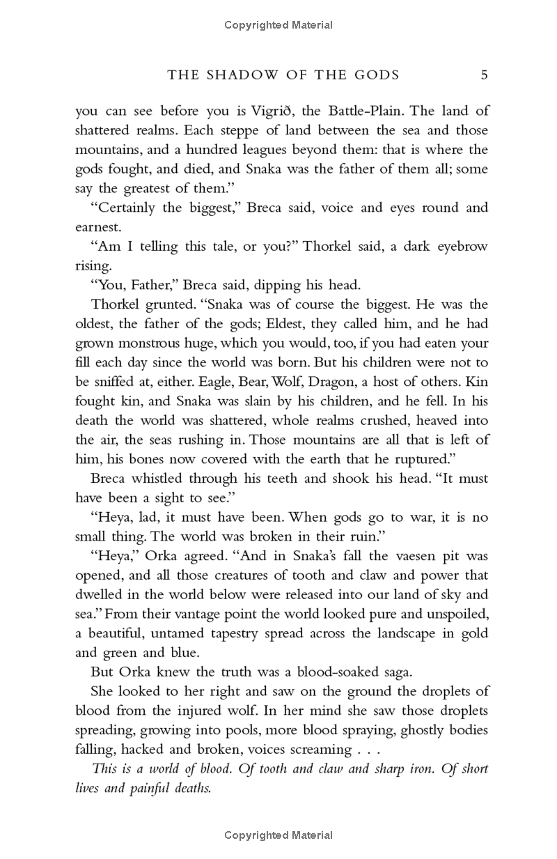 Sách ngoại văn: The Shadow Of Gods