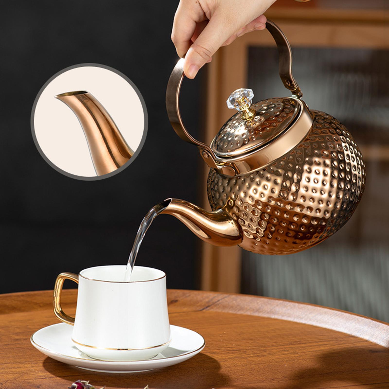 Stovetop Tea Kettle Stainless Steel Teapot with Infuser for picnic Gift