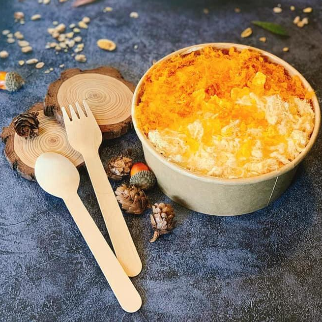 100 Muỗng Gỗ Dài 16cm Dùng Ăn Bánh - Cơm - An Toàn Thực Phẩm