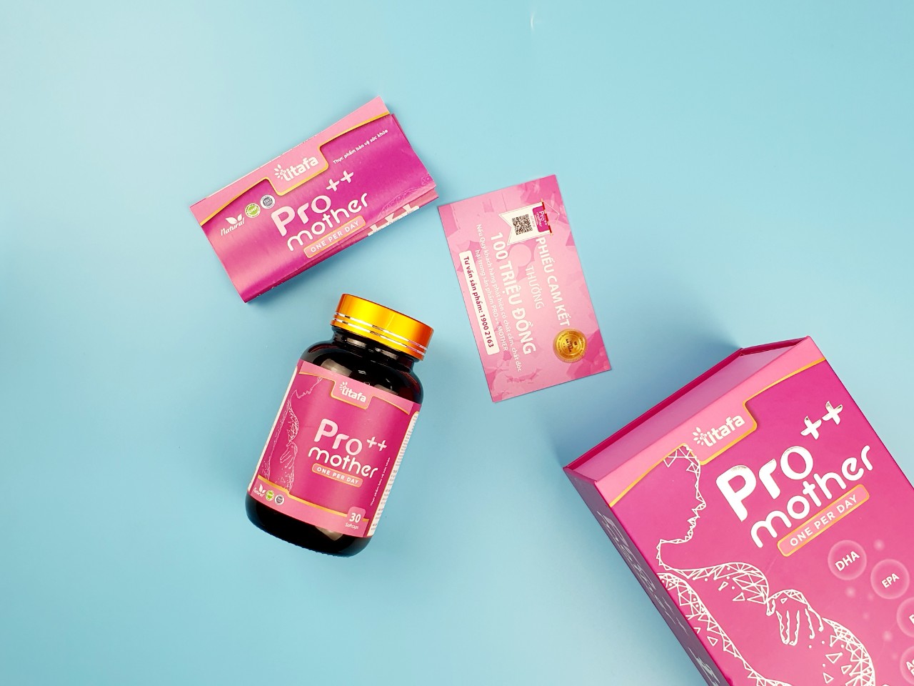 Viên uống bổ bầu PRO++MOTHER - Bổ sung dưỡng chất cho phụ nữ trước, trong và sau mang thai