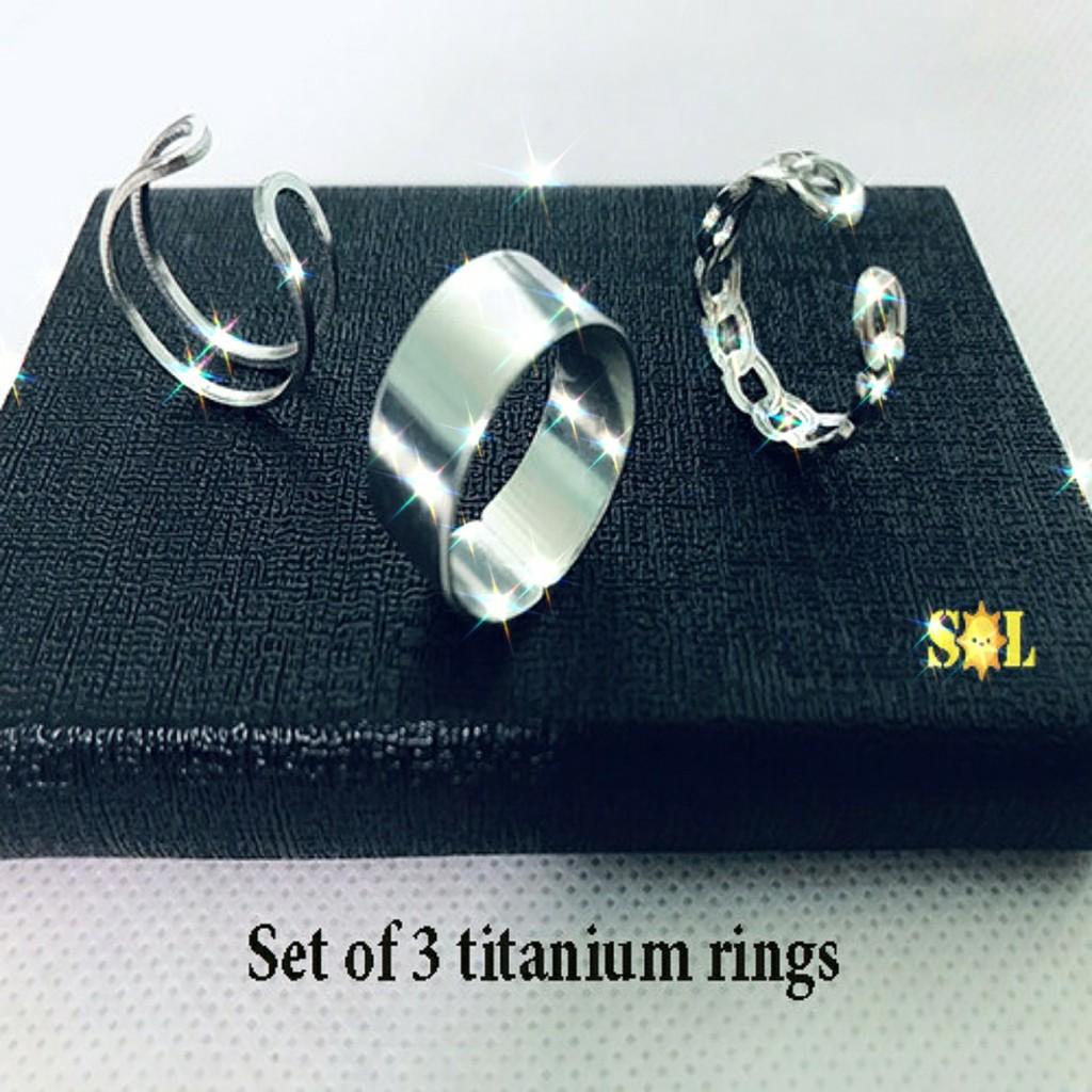 Combo mua 3 set nhẫn tặng 1 set nhẫn