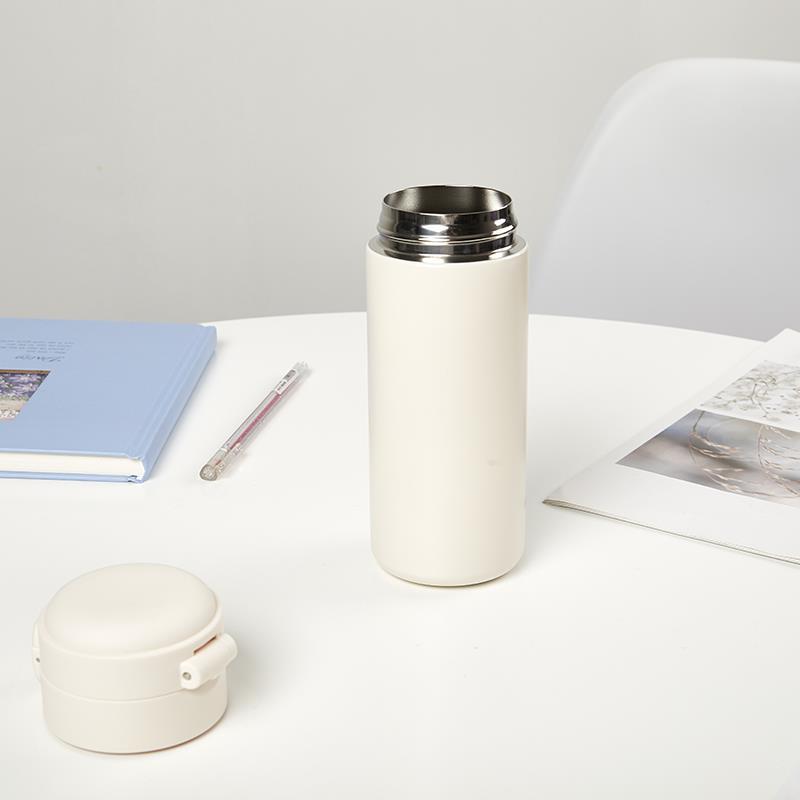 Portable Thermos Bottle 304 Stainless Steel Food Grade Insulation Vacuum Flask Leak-proof Anti Slip Cup For Children Girl School