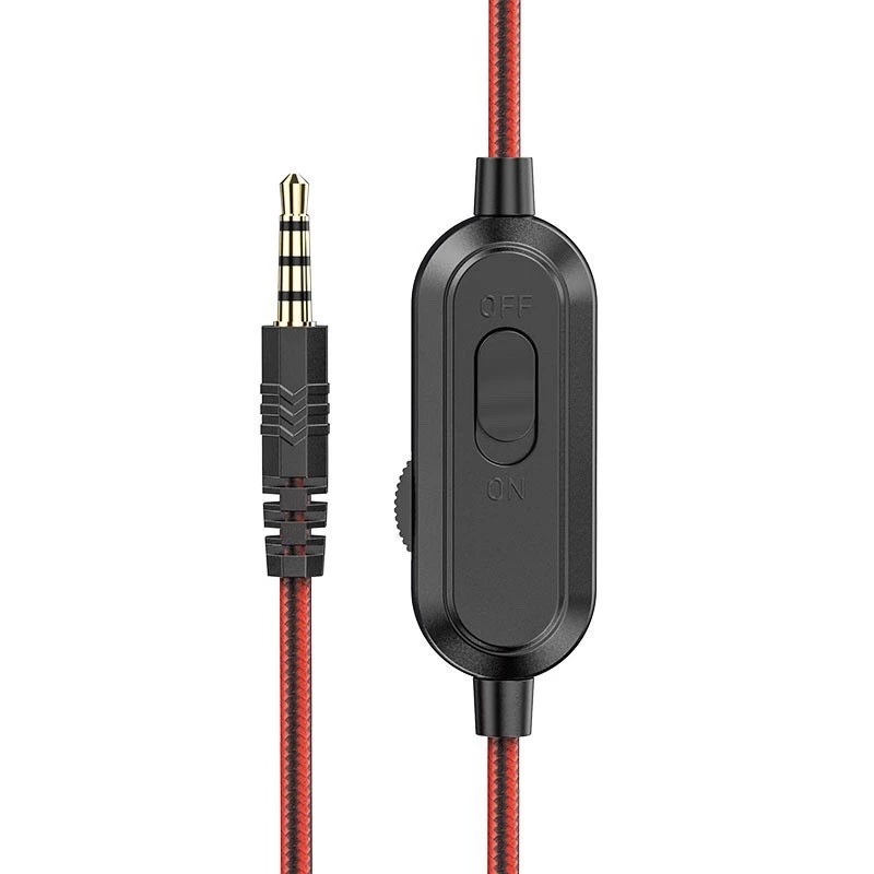 Tai Nghe Chụp Tai Gaming Có Mic HOCO W103 Kết Nối Jack 3.5mm Dây Dài 1.2m Cho Điện Thoại Máy Tính - Hàng chính hãng