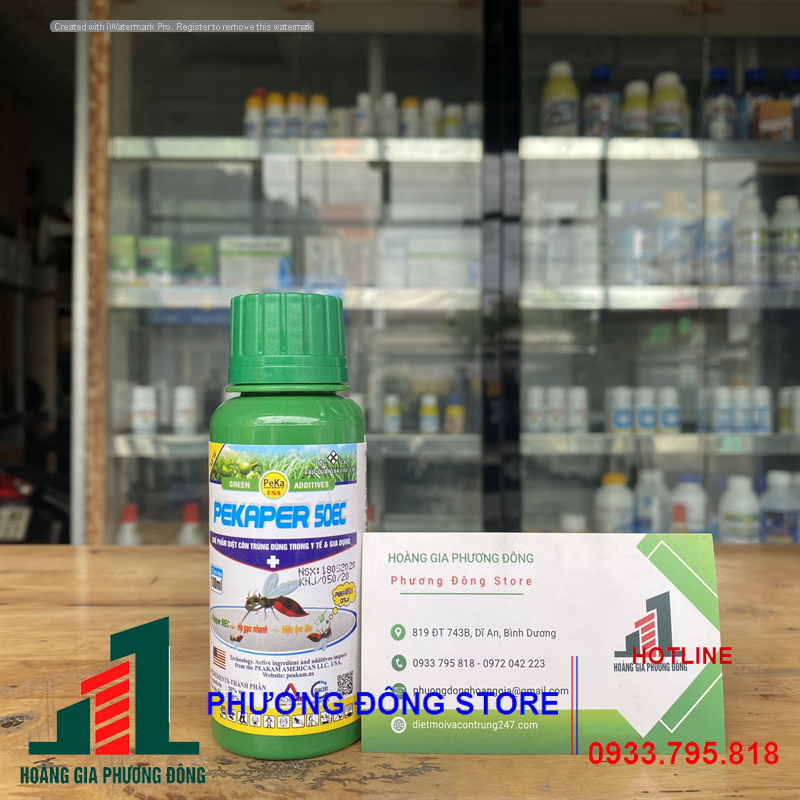 Thuốc diệt muỗi PEKAPER 50EC _ chai 100ml