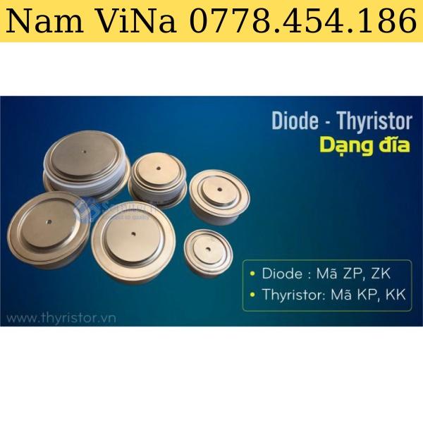 KP1600A-1600V Thyristor SCR công suất dạng đĩa 1600A 1600V Y56KPE Techsem