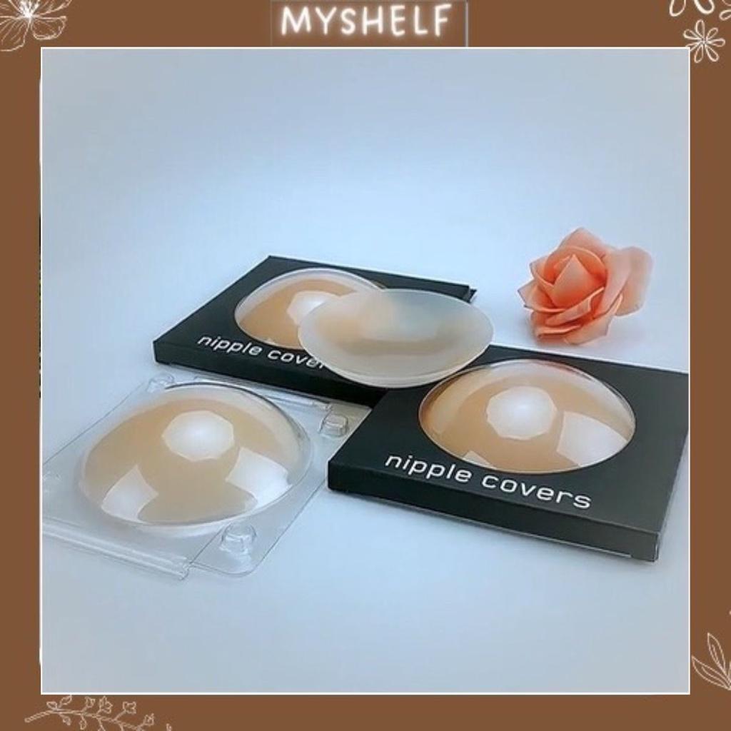 M49. Miếng dán ngực tự thân cao cấp, áo dán ngực silicon dán ti thay thế áo ngực không dây siêu hot