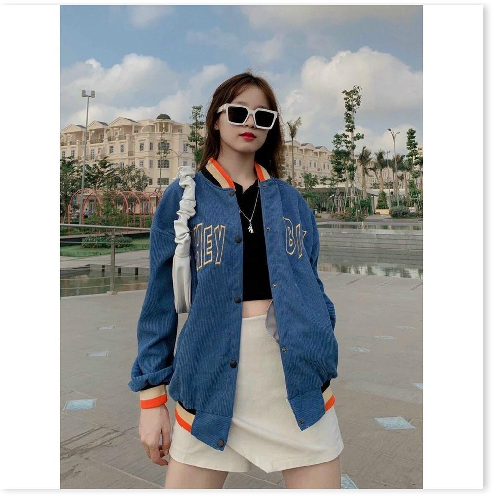 ÁO KHOÁC NỮ BOMBER UNISEX NHIỀU MÀU