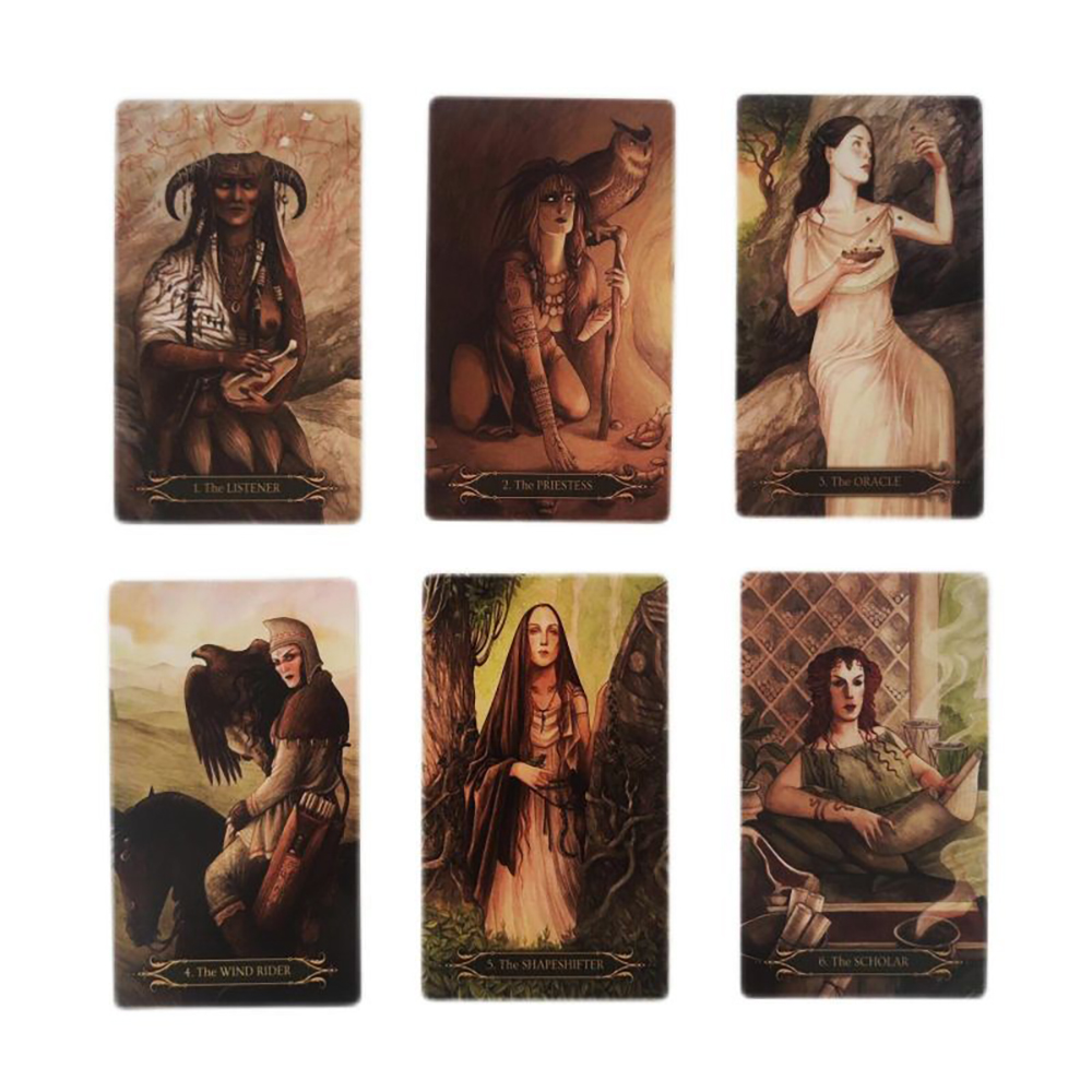 Bộ bài A Compendium Of Witches Oracle 7x12 Cm tặng đá thanh tẩy