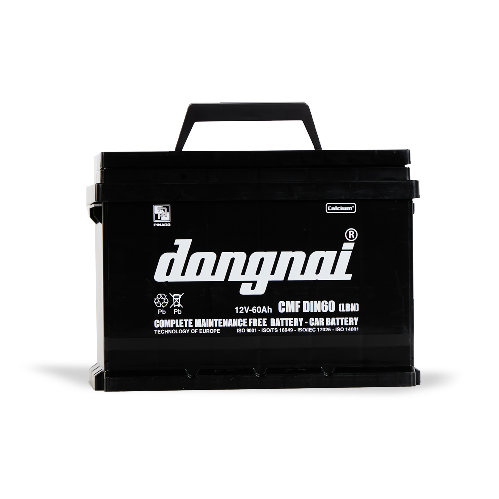 Ắc quy khô miễn bảo dưỡng Đồng Nai CMF DIN60 | 12V - 60Ah