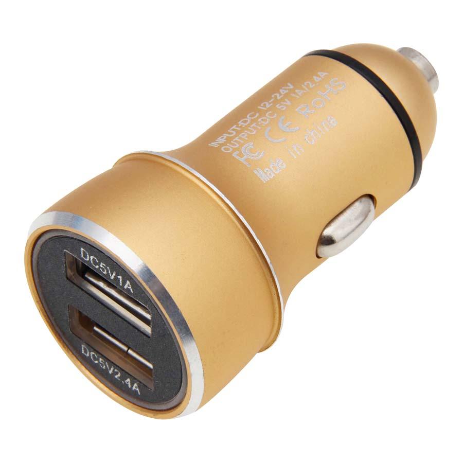 Bộ sạc ô tô Bộ điều hợp kép USB DC 5V 2.4A để sạc điện thoại cho điện thoại di động chất lượng cao 50 %