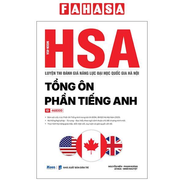 Sách - Sách Ôn Thi Đánh Giá Năng Lực Đại Học Quốc Gia Hà Nội, Đại Học Quốc Gia Hồ Chí Minh 2026 - HSA, TSA - Fahasa