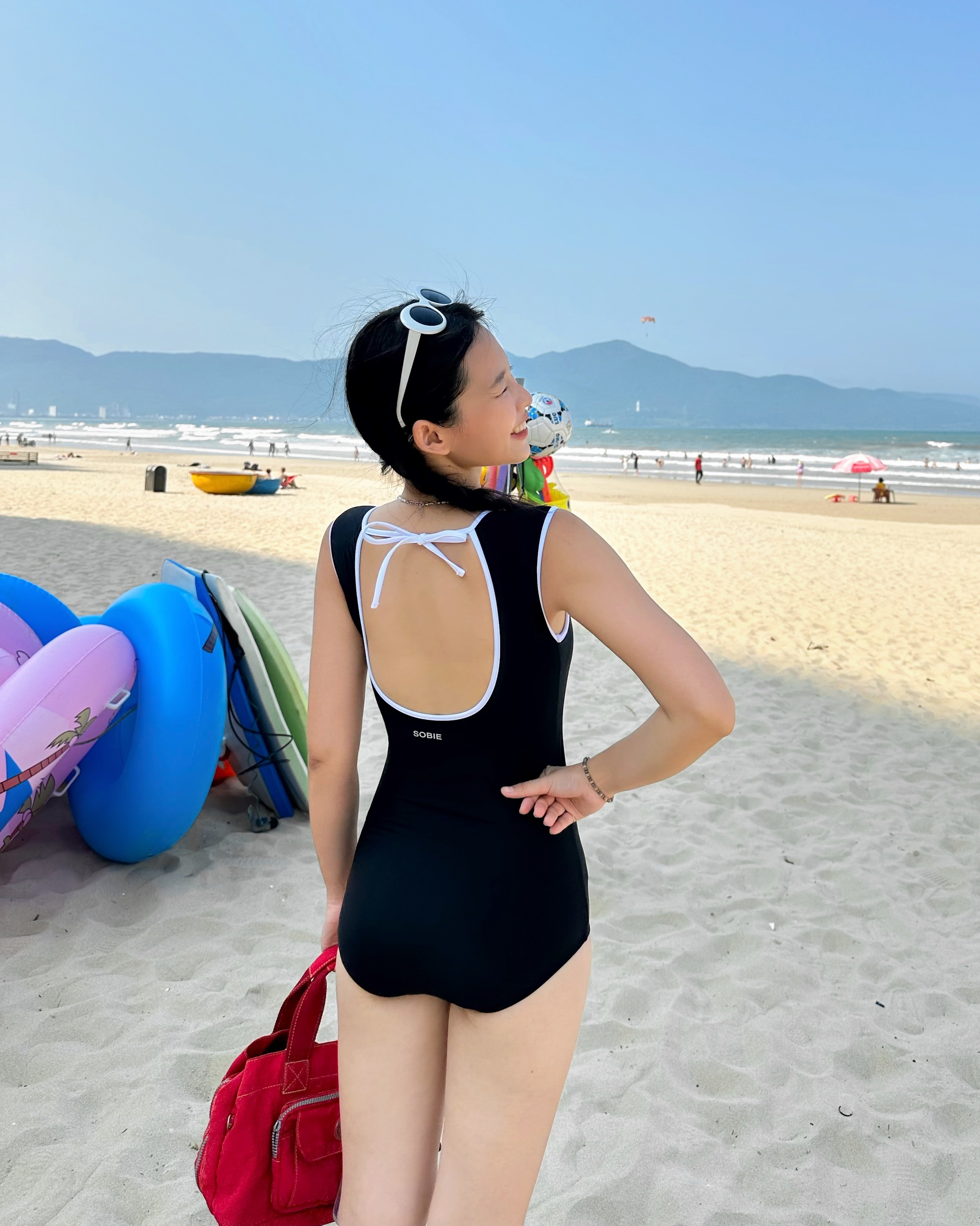 Circle Mossy đồ bơi liền thân monokini SOBIE