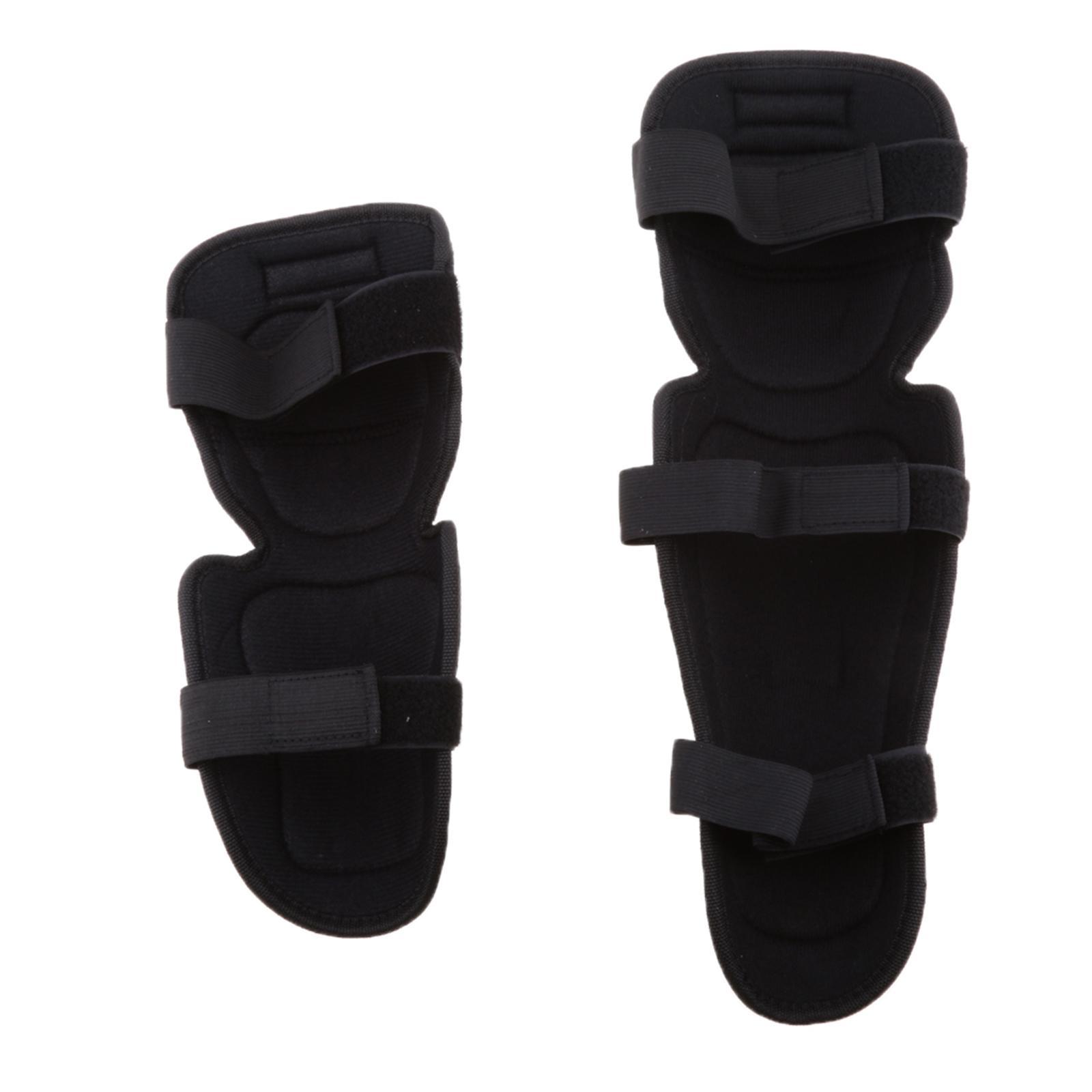 2X 1 Set Motorcycle Cycling Elbow and Knee Pads Protector  Black