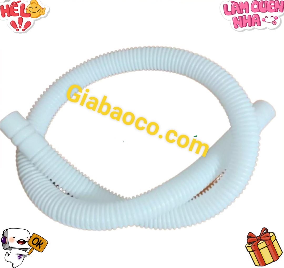 Ống Xả Máy Giặt - Ống Thoát Nước Máy Giặt: 6 Tấc Và 1m2