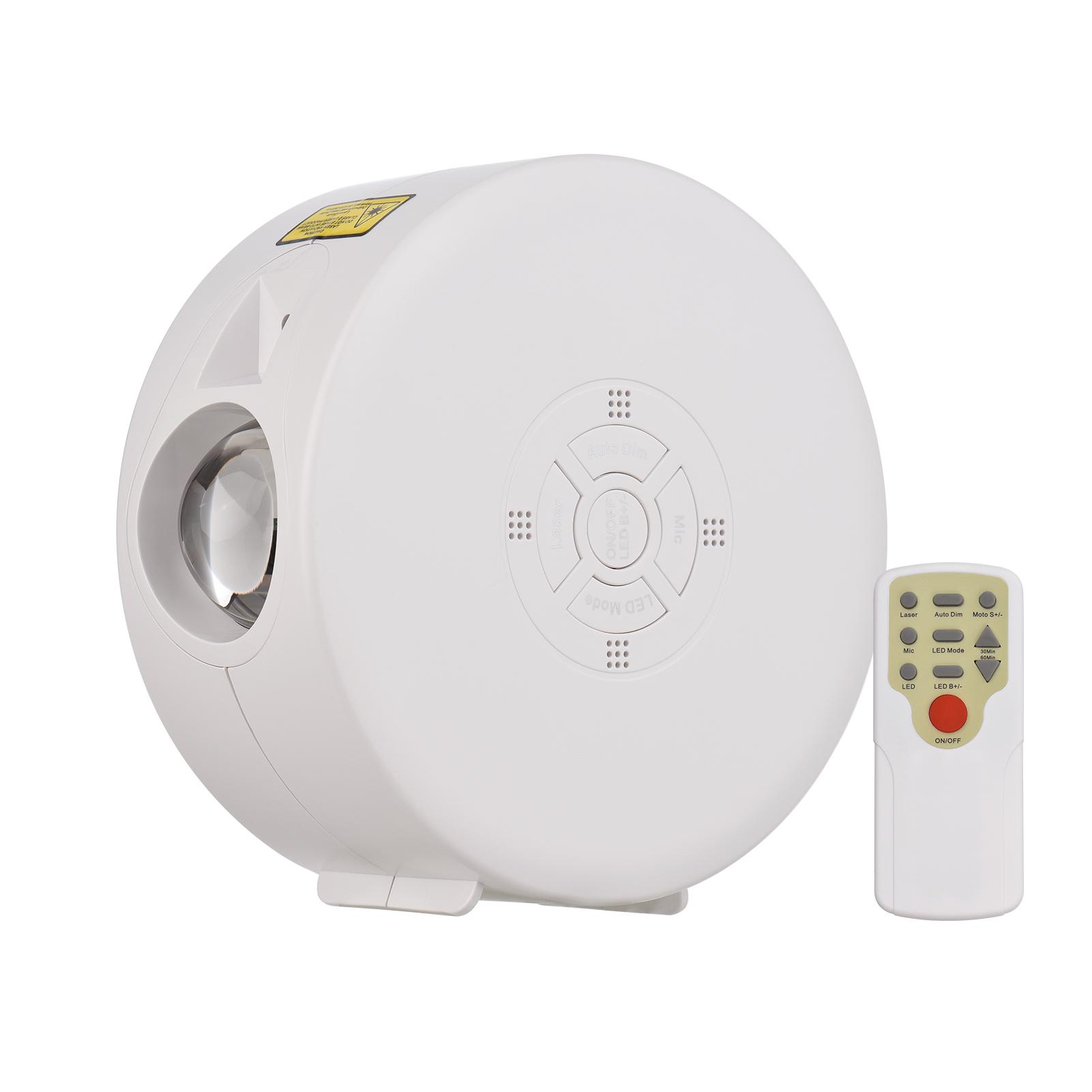 Star Projector Galaxy Projector Light BT Music Speaker Ocean Wave Star Sky Night Light with Remote Controller