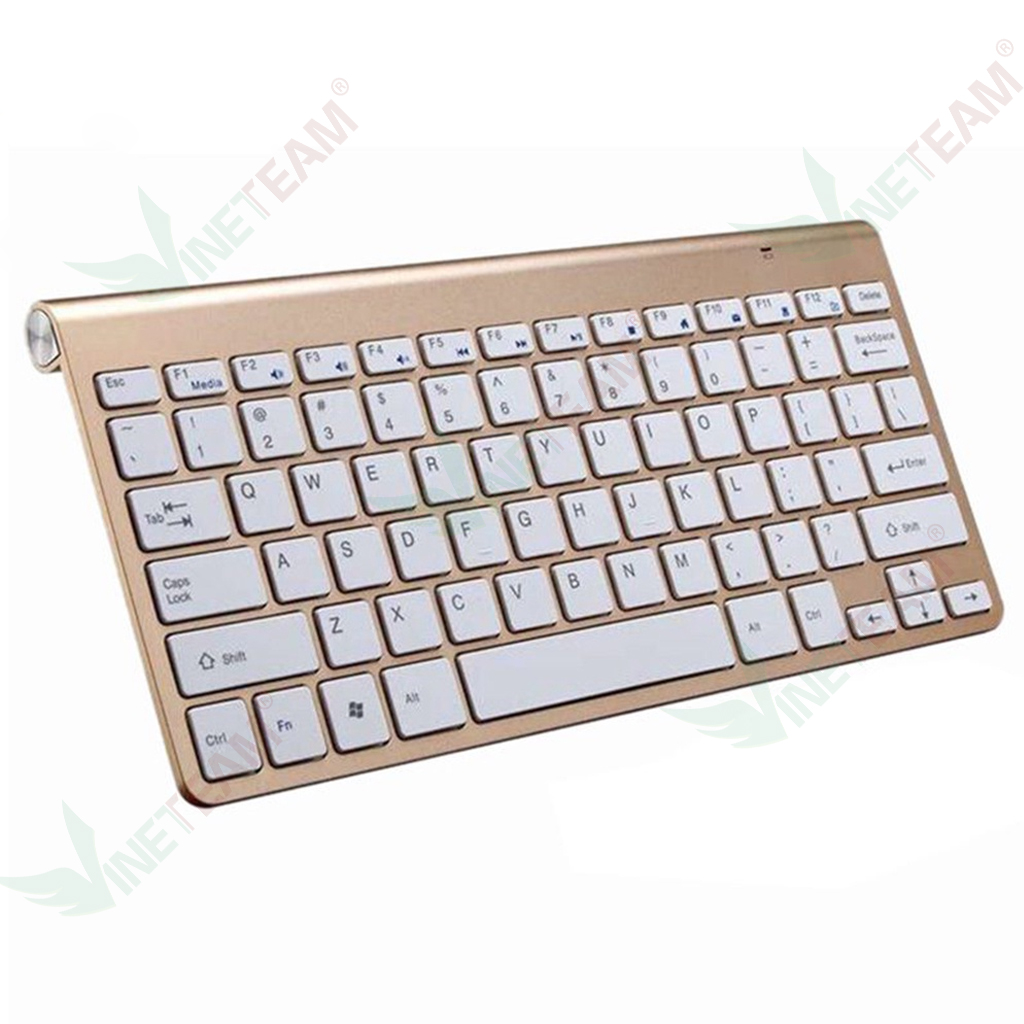 Bộ Bàn Phím Và Chuột Không Dây Siêu Mỏng VINETTEAM VN1 Dành Cho Máy Tính Bảng Laptop Mac PC TIVI Thông Minh- Hàng Chính Hãng