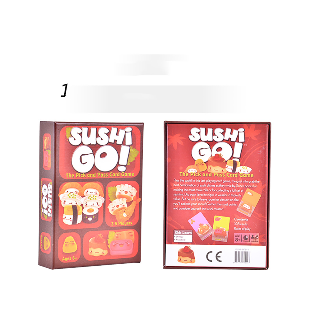 Bộ thẻ trò chơi Sushi Go Board Game vui nhộn dành cho gia đình