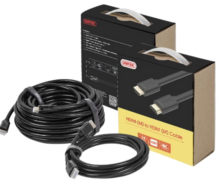 Cáp HDMI (25m) Unitek Y-C 170U (Có chip khuếch đại) - hàng chính hãng