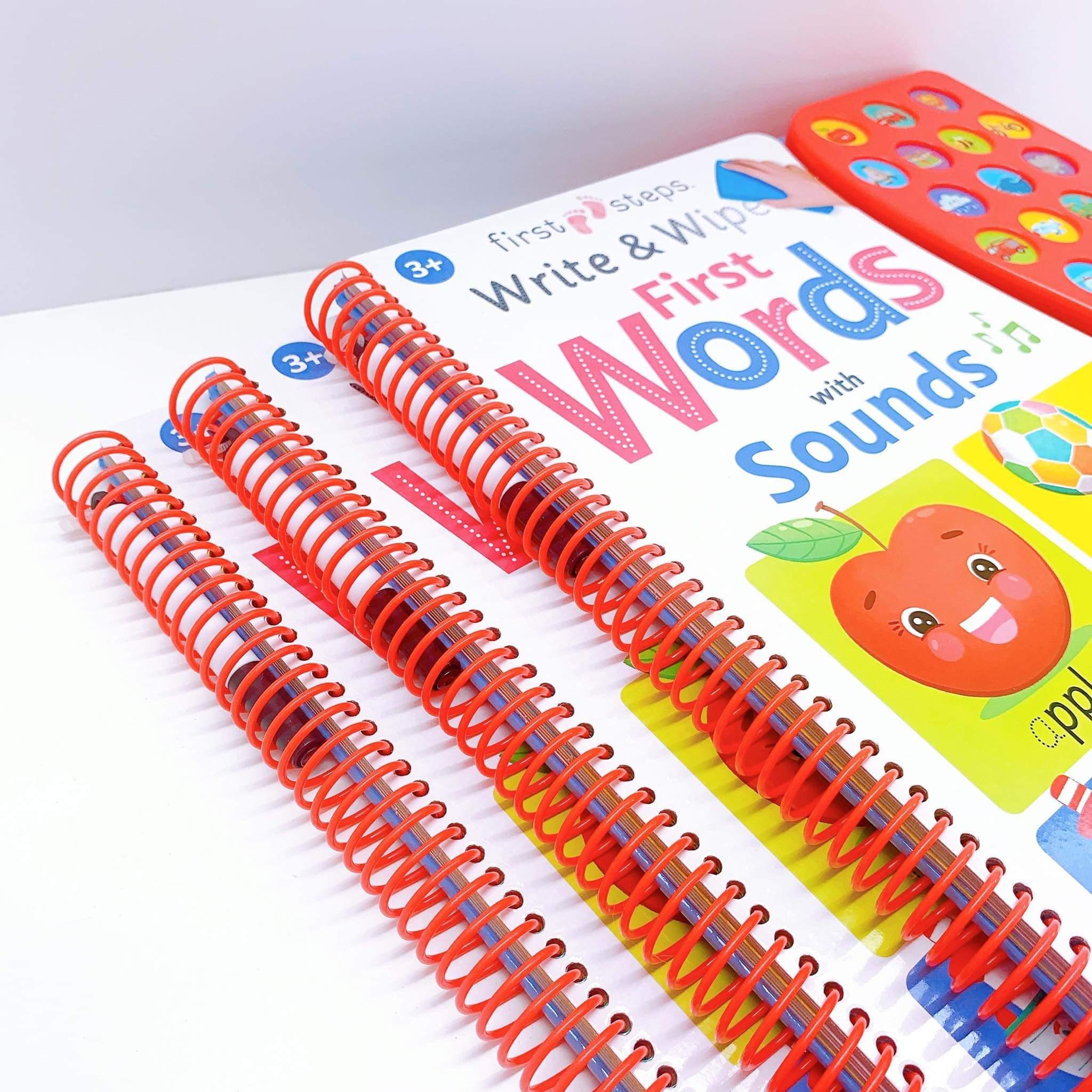Write and Wipe First Words with Sound