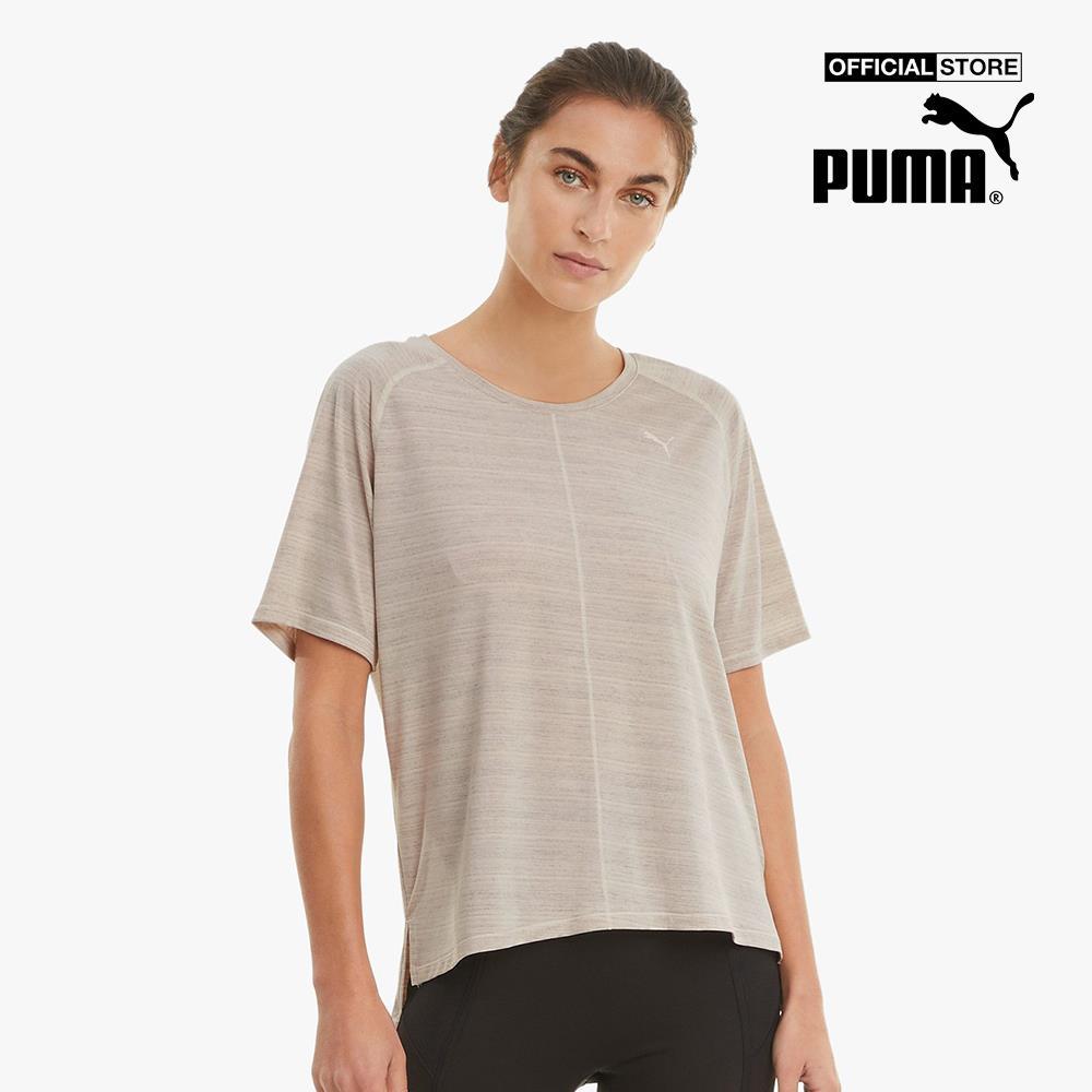 PUMA - Áo thun thể thao nữ Studio Graphene Relaxed 520226