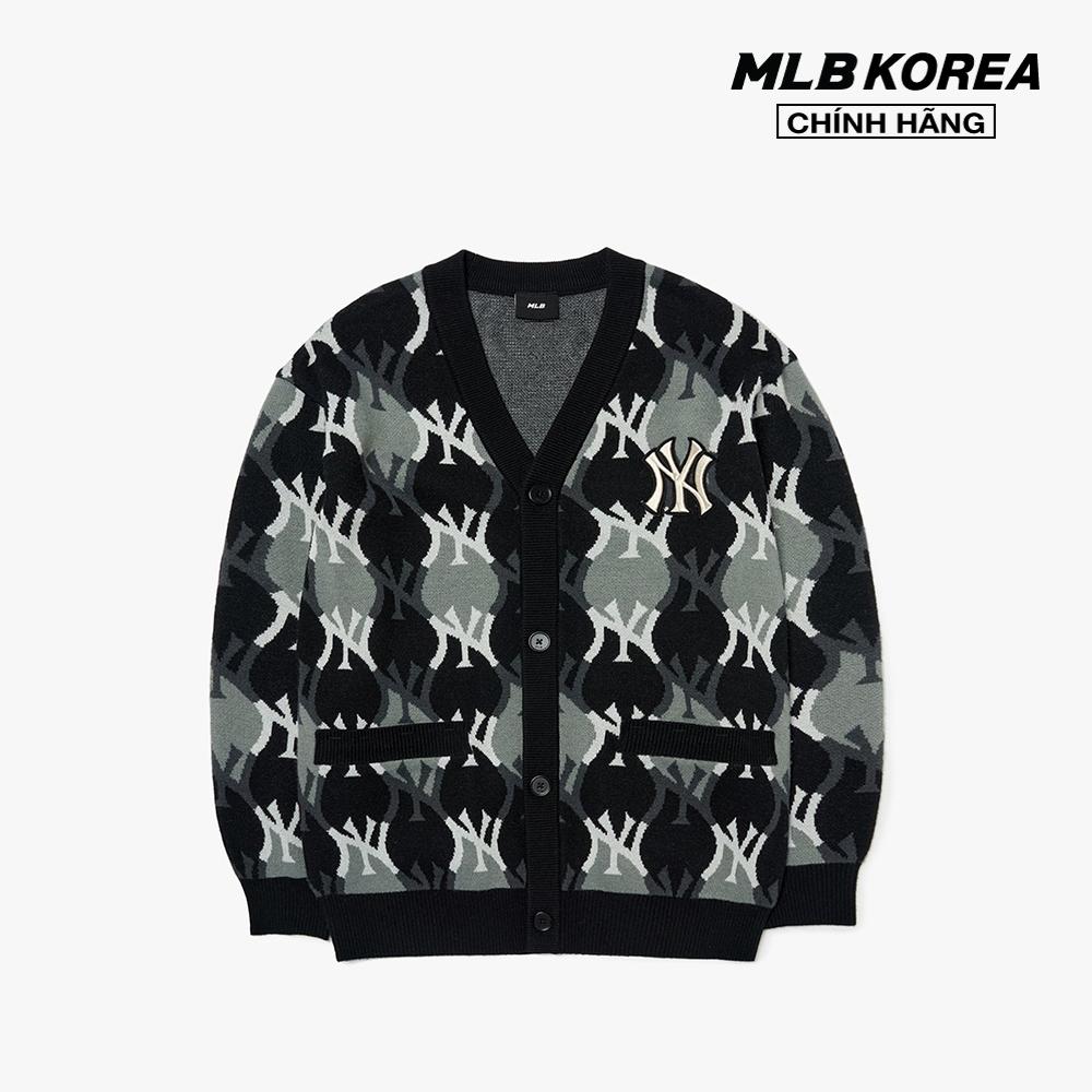 MLB - Áo khoác cardigan phom suông Argyle Monogram All Over 3AKCY0224