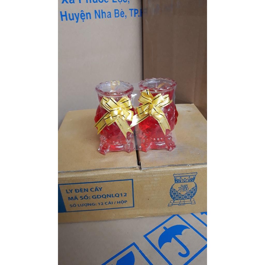 Đèn Cầy Ly Cúng Q12 Thơm Nhỏ Cao 10cm Cháy Liên Tục 31 Tiếng Đồ Thờ Cúng Thiên Lộc - Hộp 12 Ly