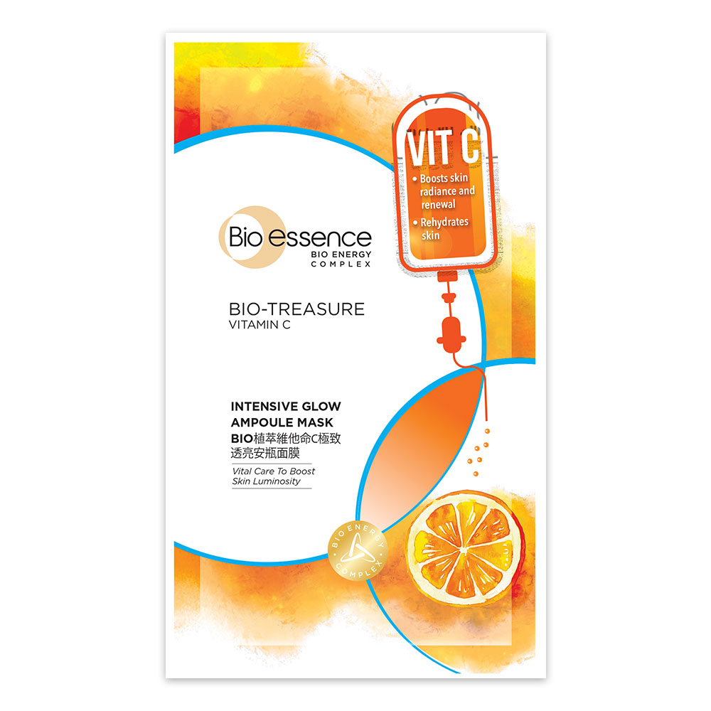 Mặt nạ giấy cấp ẩm và làm sáng da Bio-Essence Bio-Treasure tinh chất Vitamin C 20ml