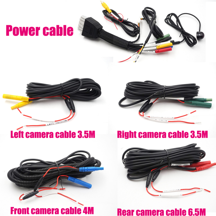 Camera hành trình 360 độ cao cấp Lotusviet chuẩn AHD dành cho tất cả các loại xe ô tô có sử dụng màn hình hiển thị LV-558 - Hàng chính hãng