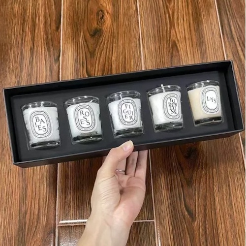 Bộ Set Hộp Sáp Thơm khử mùi DIPTYQUE Paris cao cấp (Box 5pcs)