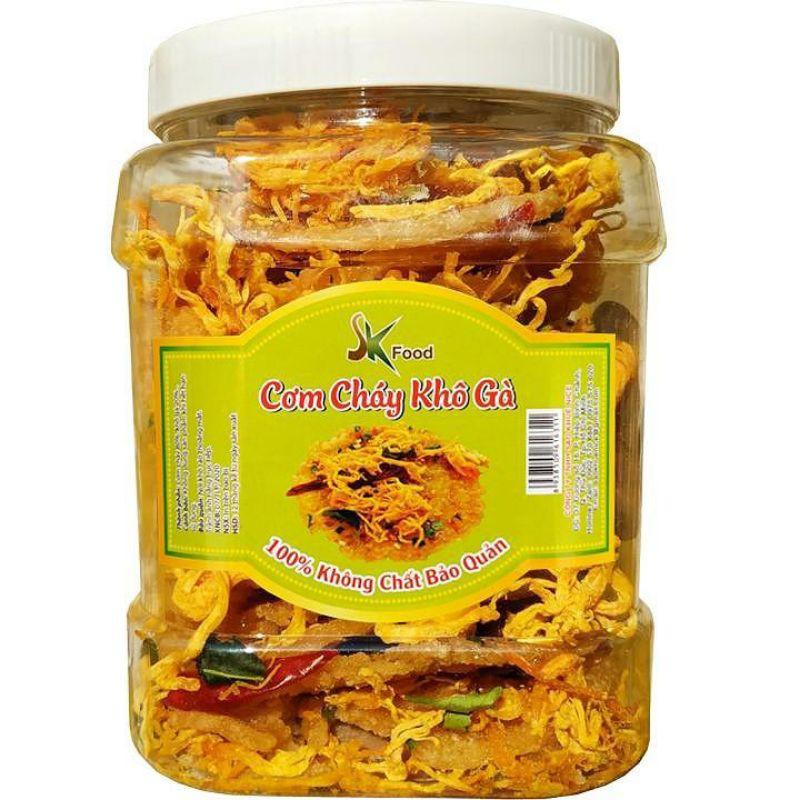 Hũ cơm cháy lắc khô gà 300g giòn ngon SK FOOD