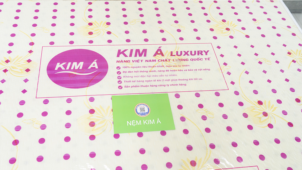 Nệm Cao Su Kim Á Luxury Cao Cấp, Bền Bỉ, Thoáng Mát, Êm Ái, Bởi Hành Bởi Kim Á