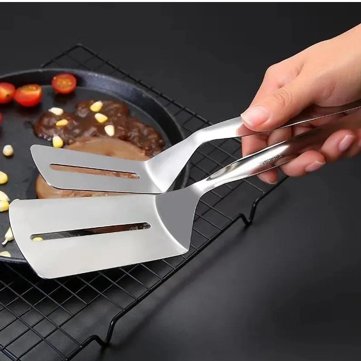 DỤNG CỤ KẸP GẮP THỨC ĂN, ĐỒ ĂN NÓNG. CÂY GẮP THỨC ĂN NHÀ BẾP INOX CAO CẤP CHỐNG HAN GỈ
