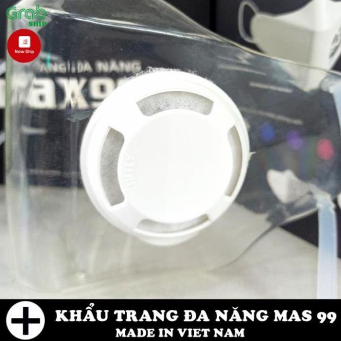 Khẩu Trang Đa Năng Trong Suốt Nhựa TPU Có Van Lọc Khí MAX99