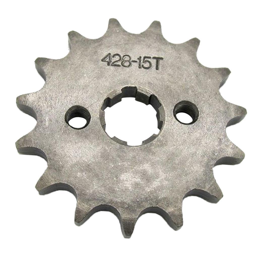 15T 428 Chain/Pitch Front Sprocket Cog /Trail/Dirt bike ATV Quad 17mm