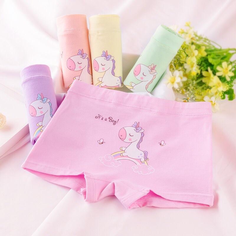 Quần Chip Bé Gái Cotton 【THANH LÝ GIÁ RẺ】 Quần lót bé gái in hình xinh xắn dễ thương