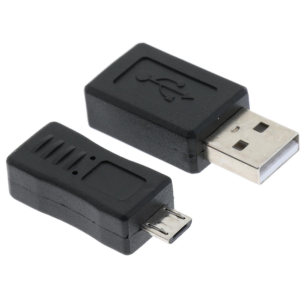 Set of 10 OTG 5pin Mini Changer Adapter Converter USB Male to Female Micro USB