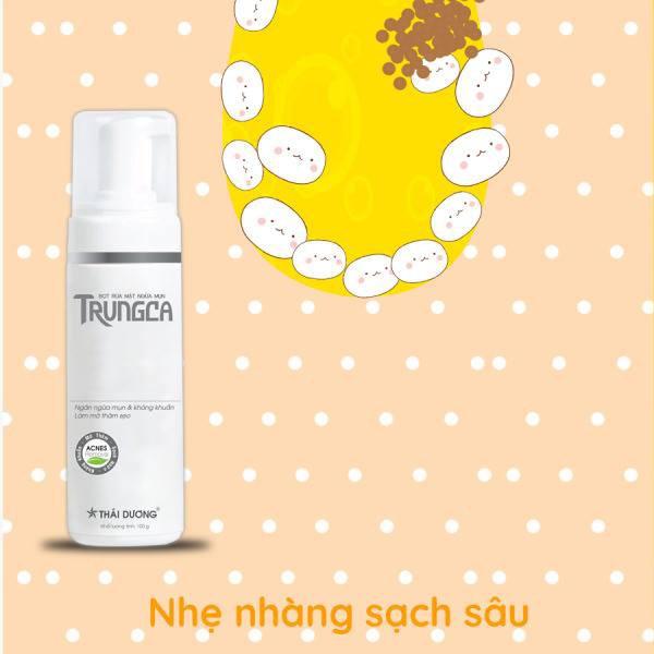 Sữa rửa mặt tạo bọt ngừa mụn TrungCa Sao Thái Dương 100g