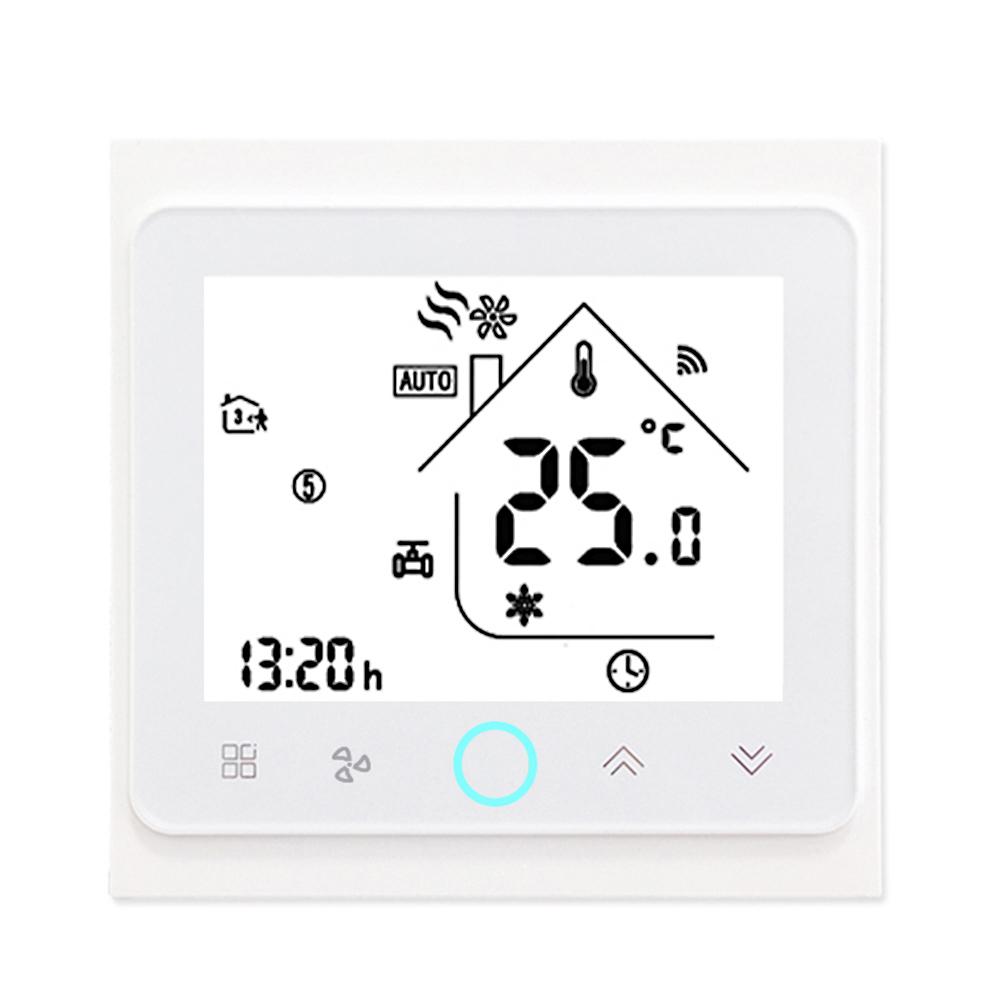 Quạt bàn BAC-002ELZB điều hòa trung tâm TUYA ZIGBEE có thể điều chỉnh từ 5-99 ℃ Bảng điều khiển LCD