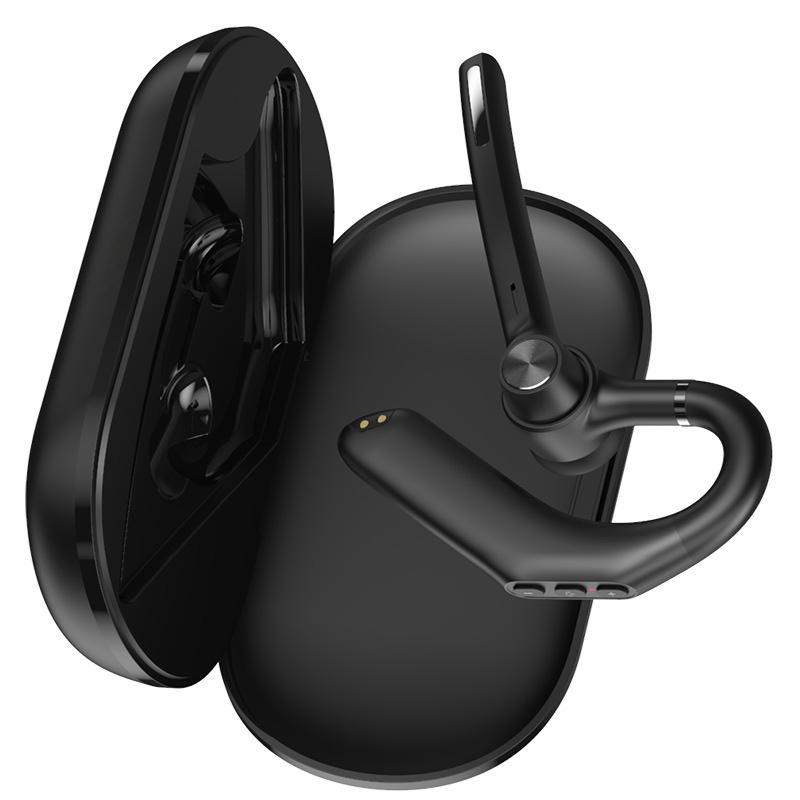 Phong cách mới nhất J2 Bluetooth 5.0 dành cho doanh nhân móc tai đơn thể thao giảm tiếng ồn thời lượng pin siêu dài Tai nghe Bluetooth TWS