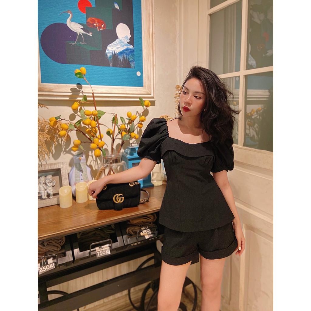 Áo babydoll gấm phồng, Peace House Clothing