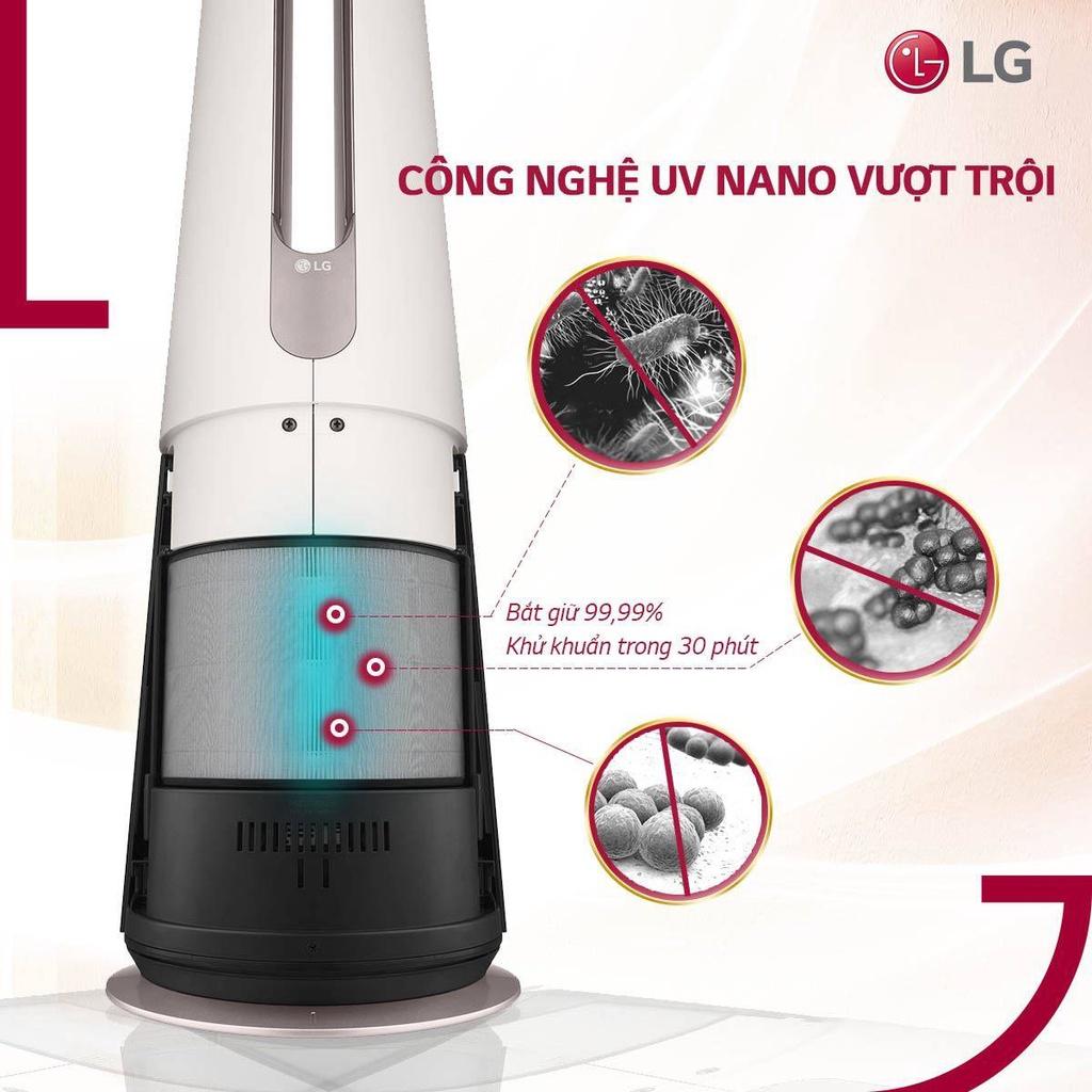 Máy Lọc Không Khí LG PURICARE AERO TOWER, Cảm Biến Bụi Siêu Mịn PM1.0, Cho Phòng 76m2, Nội Địa Hàn, BH 12 Tháng