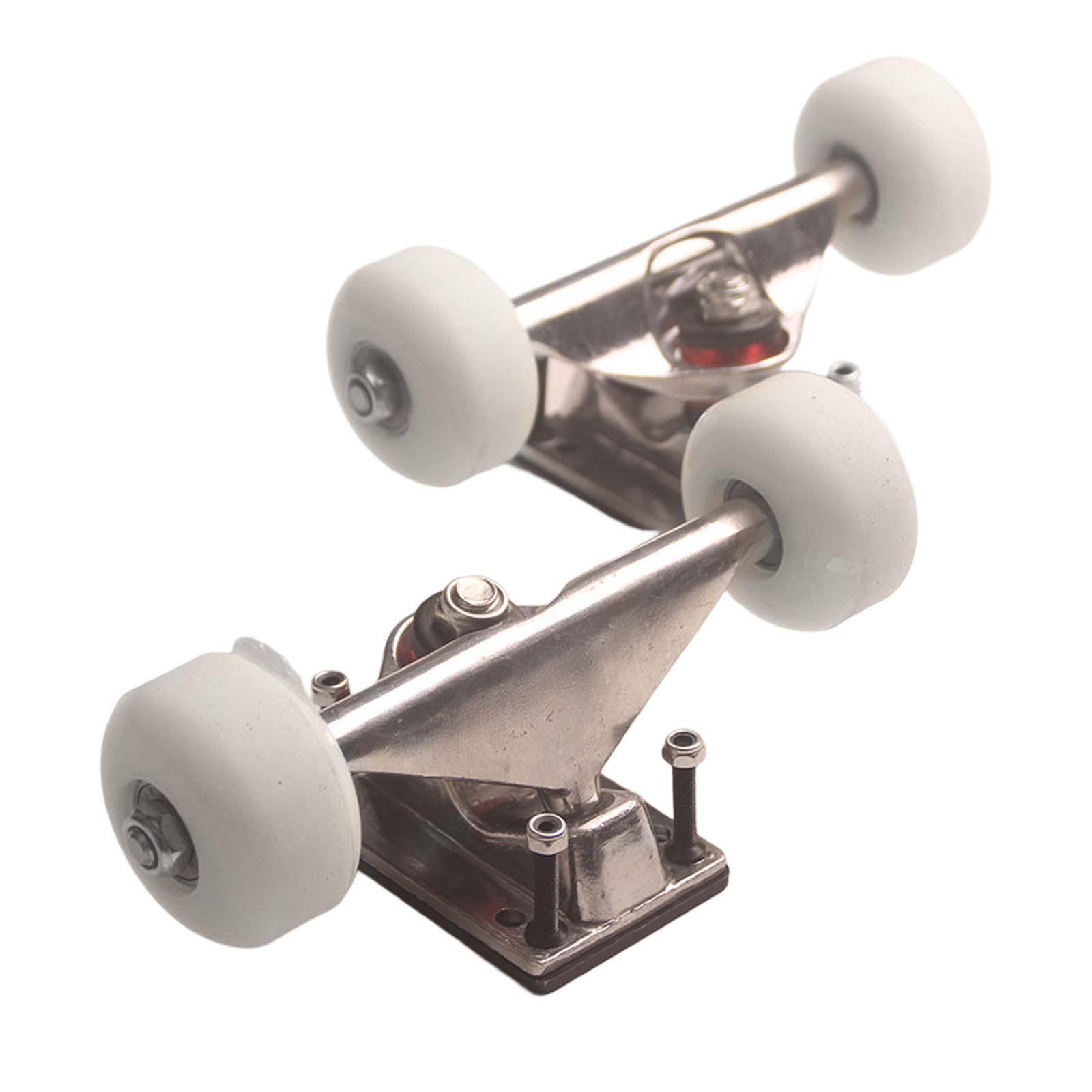 Skateboard Trucks and Wheels Set, 52mm Skateboard Wheels and Bearings Set, Skateboard Trucks 5", Skateboard Riser Pads, Skateboard Hardware Set