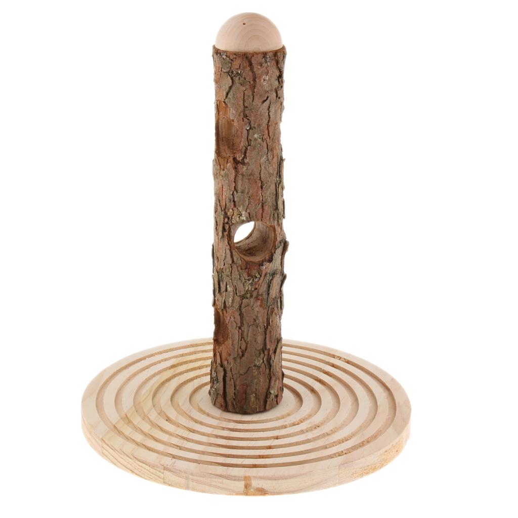 Wooden Feeder Vertical Pet Hay Rack Rabbit Chinchilla Small Animal Supplies