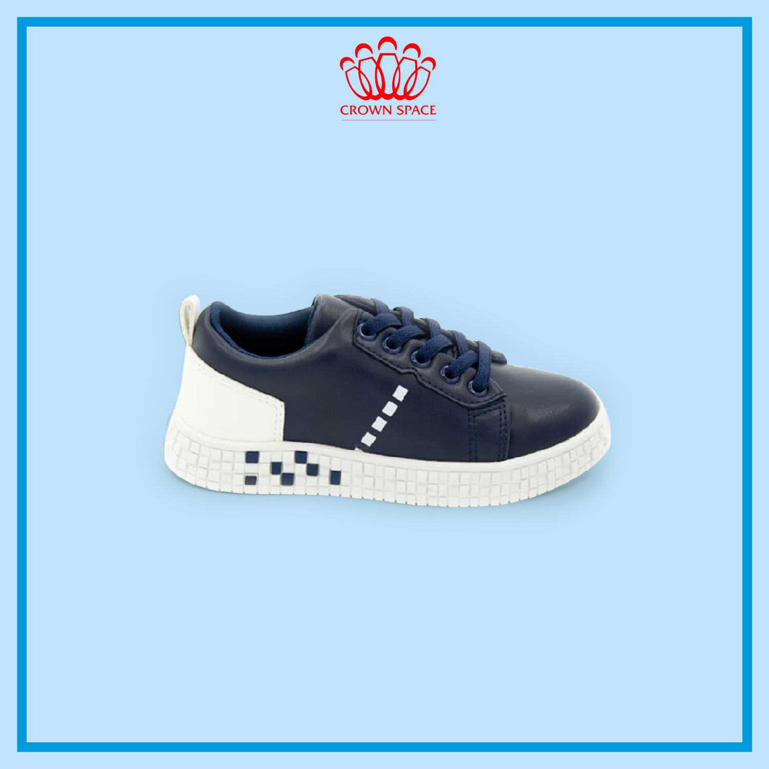 Giày Thể Thao Sneaker Bé Trai Bé Gái Đi Học Cổ Thấp Crown Space UK Active CRUK253 Cho Trẻ em Chất Liệu  Cao Cấp  Siêu Nhẹ Êm Size 28-36/4-14 Tuổi